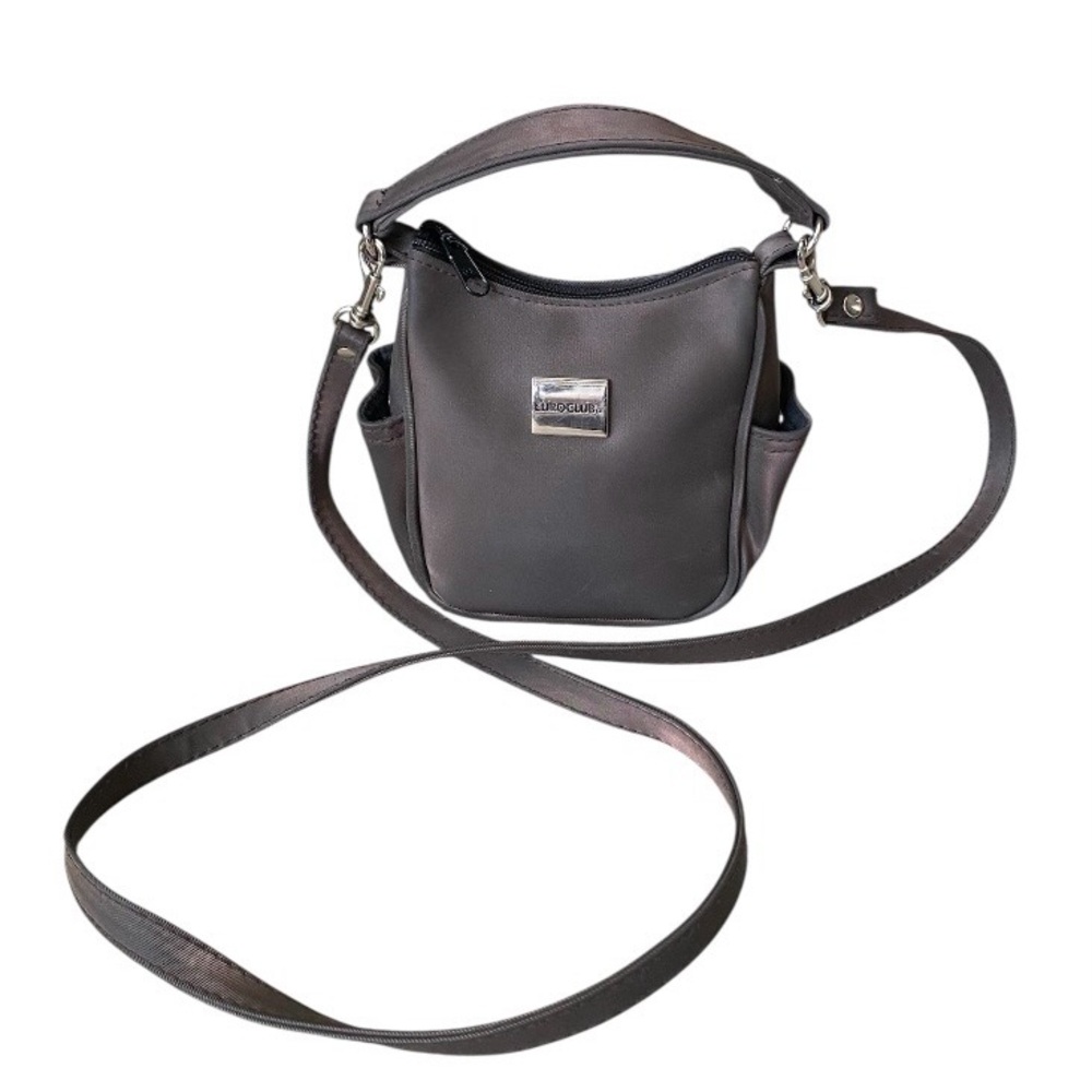 Euroclub Small Brown Crossbody Bag with Top Handle
